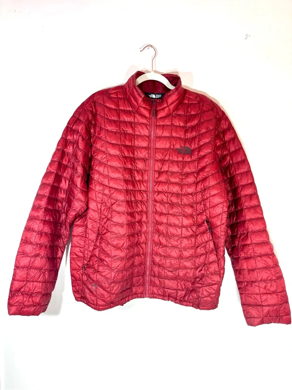 The North Face Men's ThermoBall Jacket - Red - Size XL